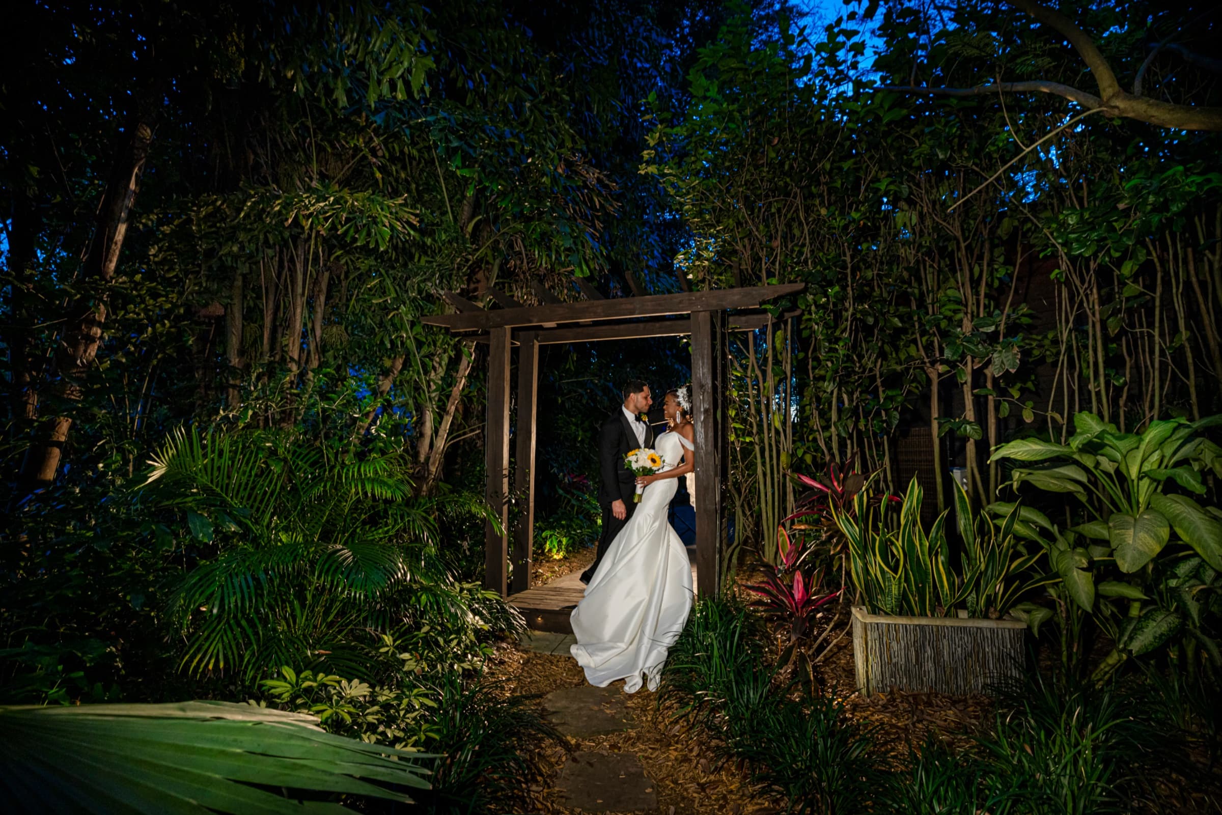 Living Sculpture Sanctuary wedding venue in Davie, Florida